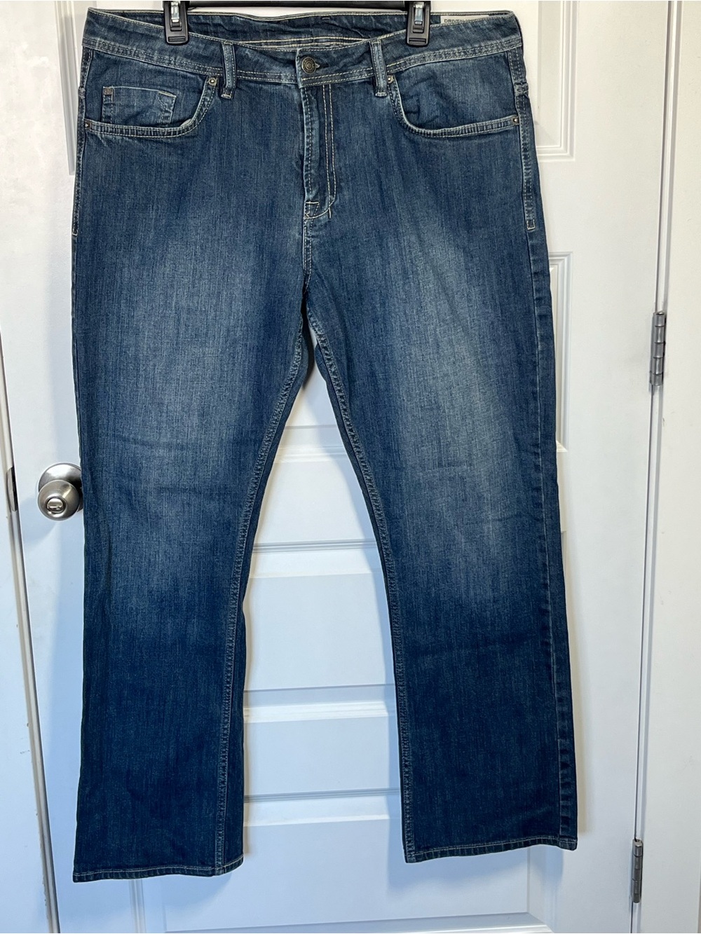 Buffalo David Bitton Straight Stretch Jeans Men 38x32 Medium Wash